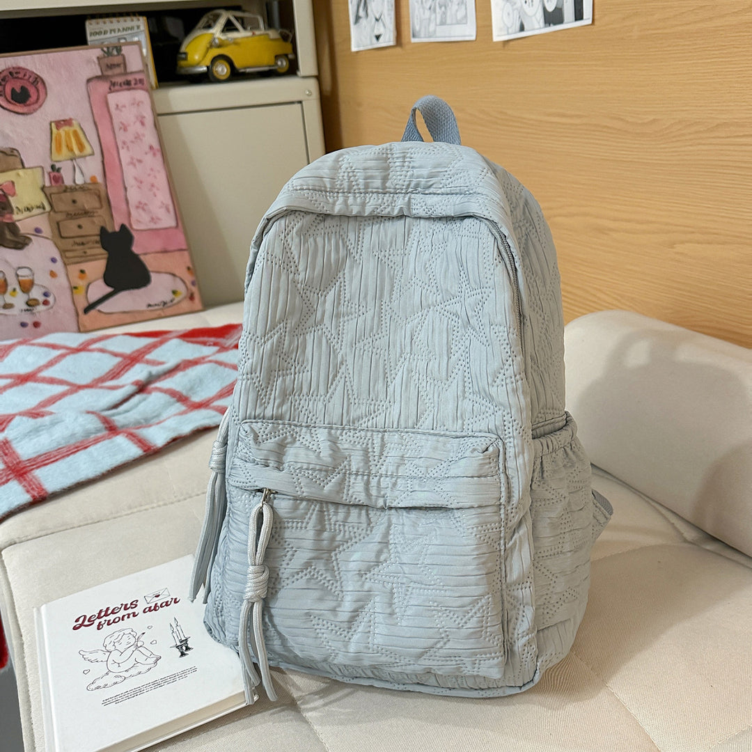 Lightweight Star Pattern Backpack