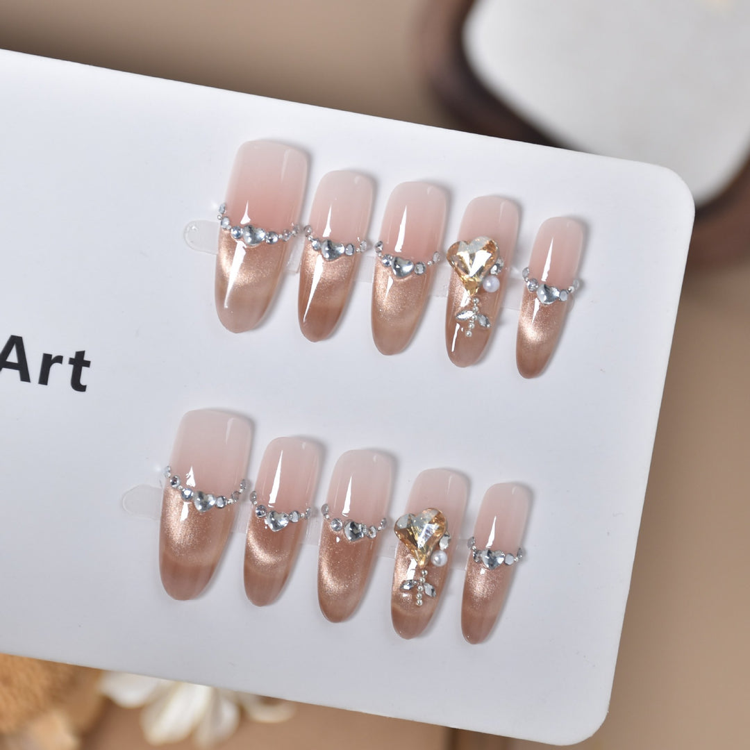 Decorative Animal Print Press-On Nail Set Bowlift