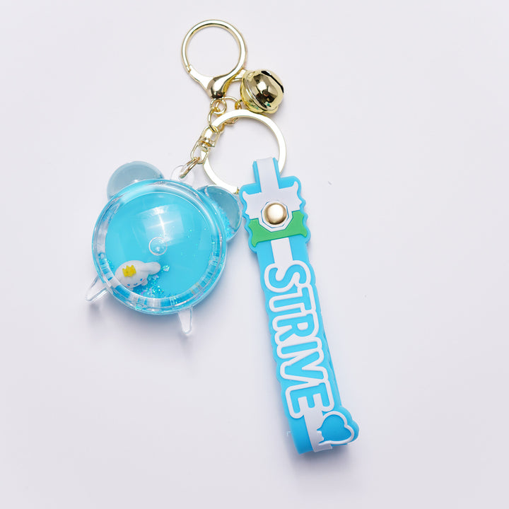 Unisex keychain with glittering design Bowlift