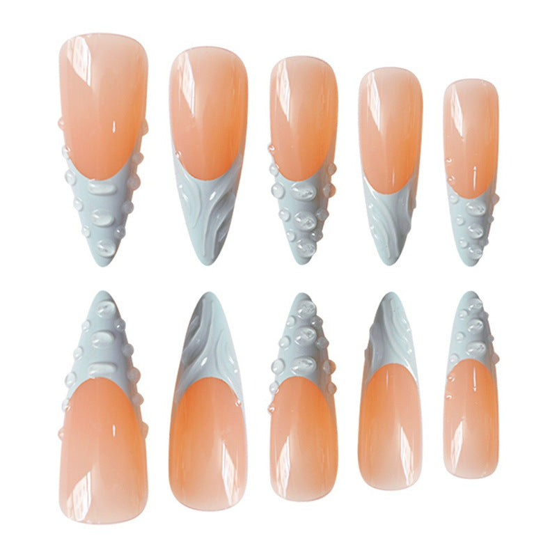 Artistic 3D Press-On Nail Extensions Bowlift