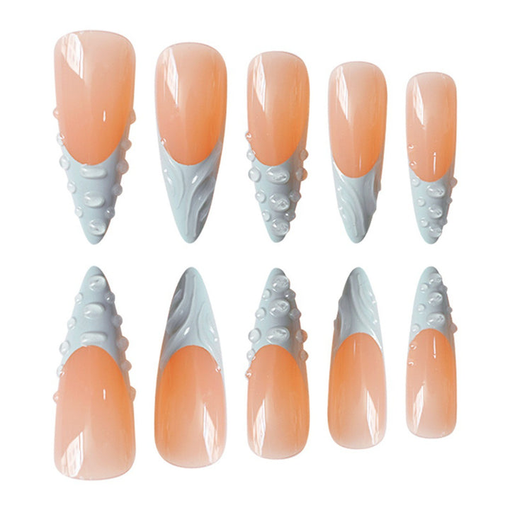 Artistic 3D Press-On Nail Extensions Bowlift