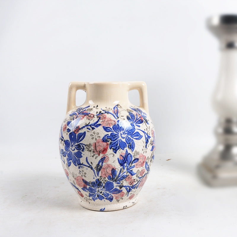 Floral Ceramic Flower Pot Bowlift