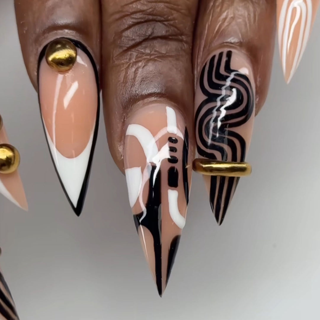 Artistic Stiletto Nail Enhancements Bowlift