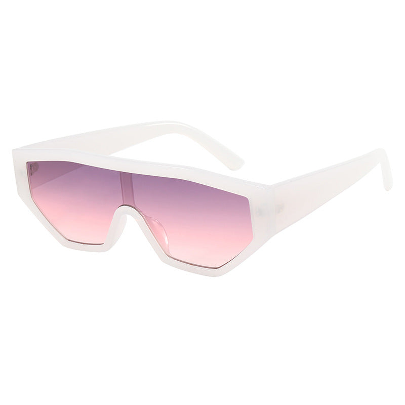Ladies fashionable sunglasses in animal fur look Bowlift
