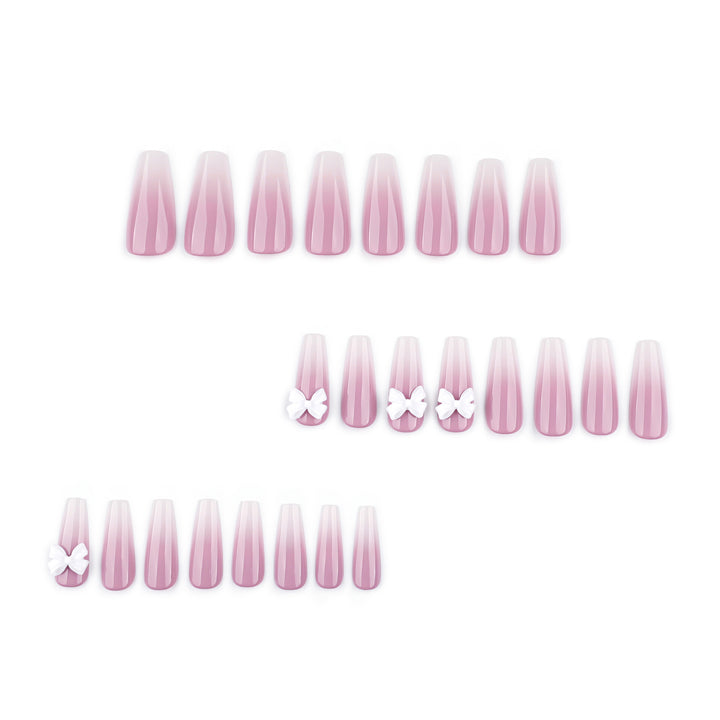 Artful acrylic nails with elegant butterfly design Bowlift