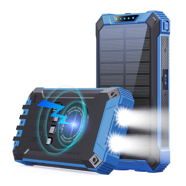 High-performance solar power bank with multifunctional cable Bowlift