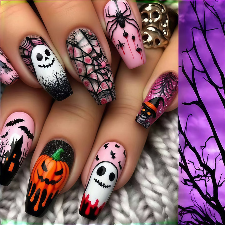 Creative Halloween Nail Art Set Bowlift