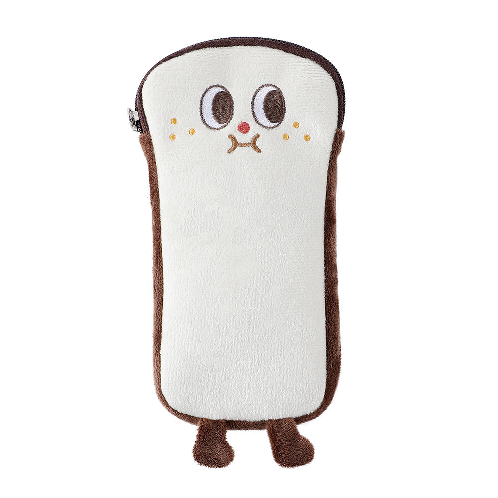 Plush Cartoon-Themed Pencil Case Bowlift