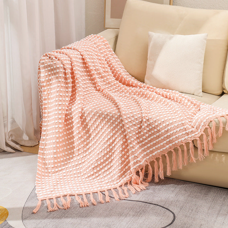 Decorative Woven Throw Blanket