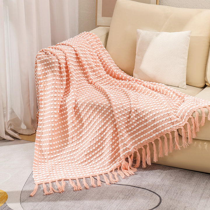 Decorative Woven Throw Blanket
