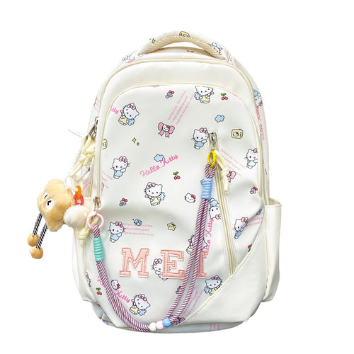 Cartoon Character Design School Backpack