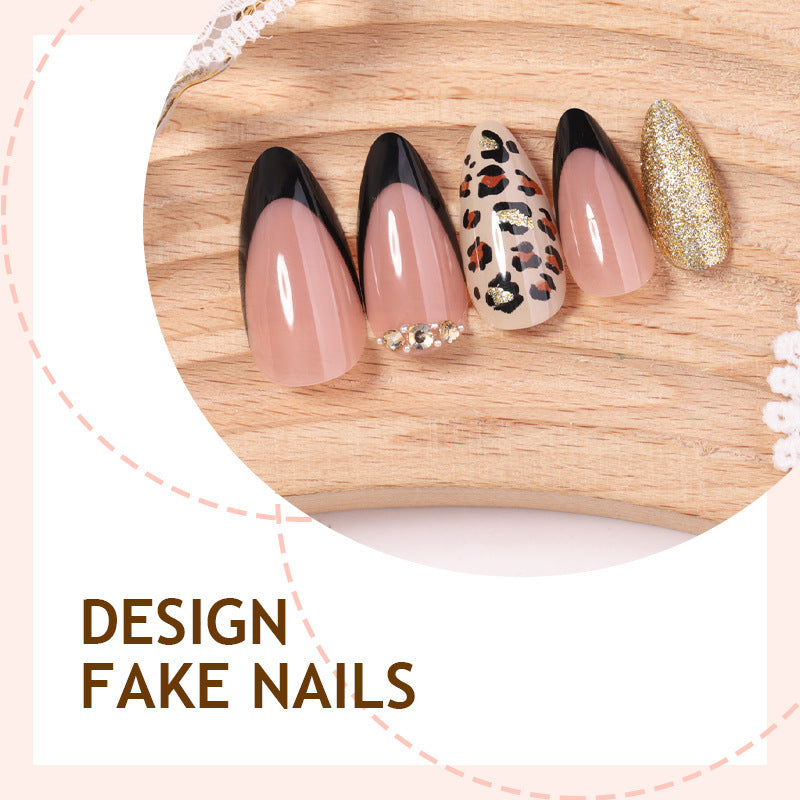 Artificial Nail Set with Various Designs Bowlift