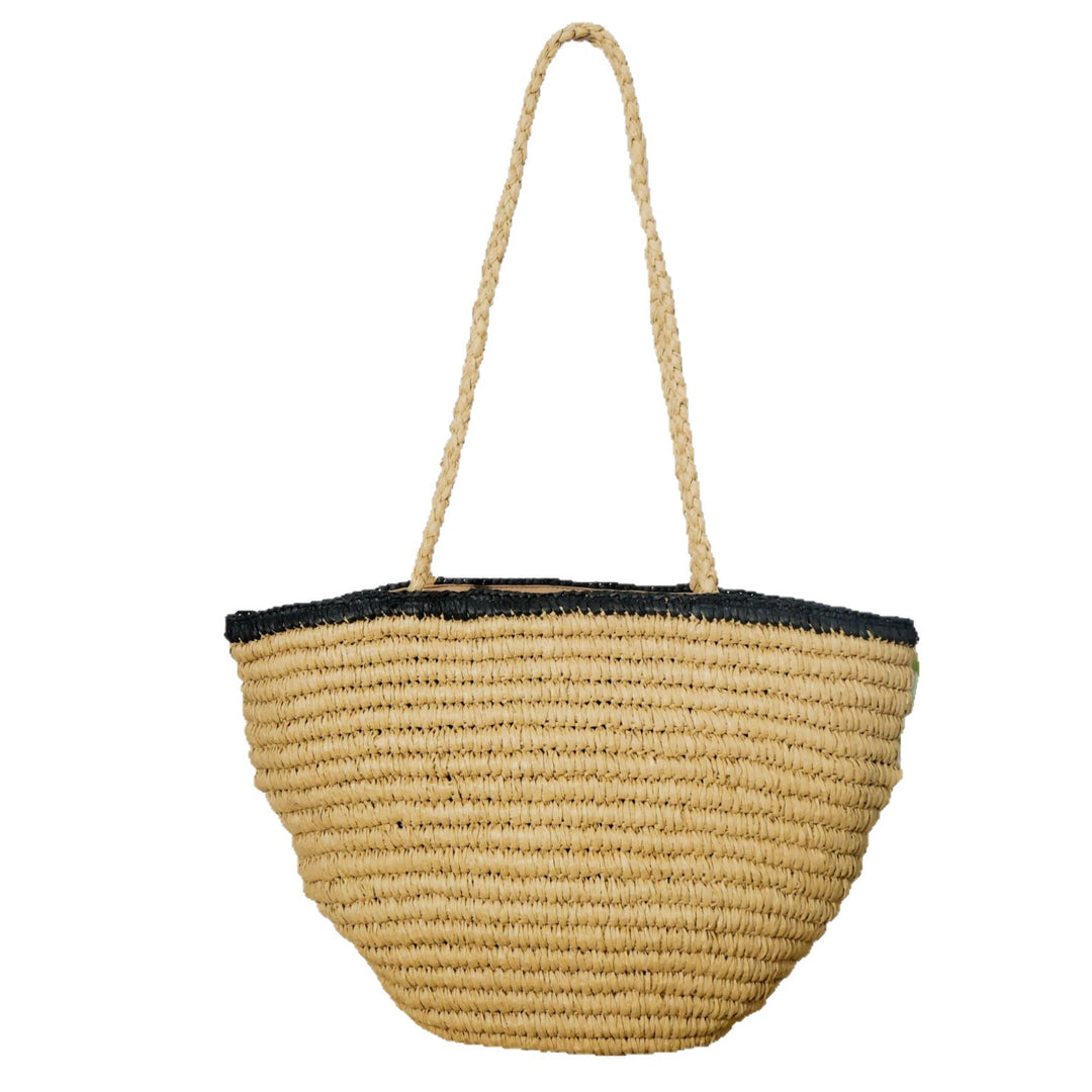 Handmade beach bag with wide bottom and sturdy handle Bowlift