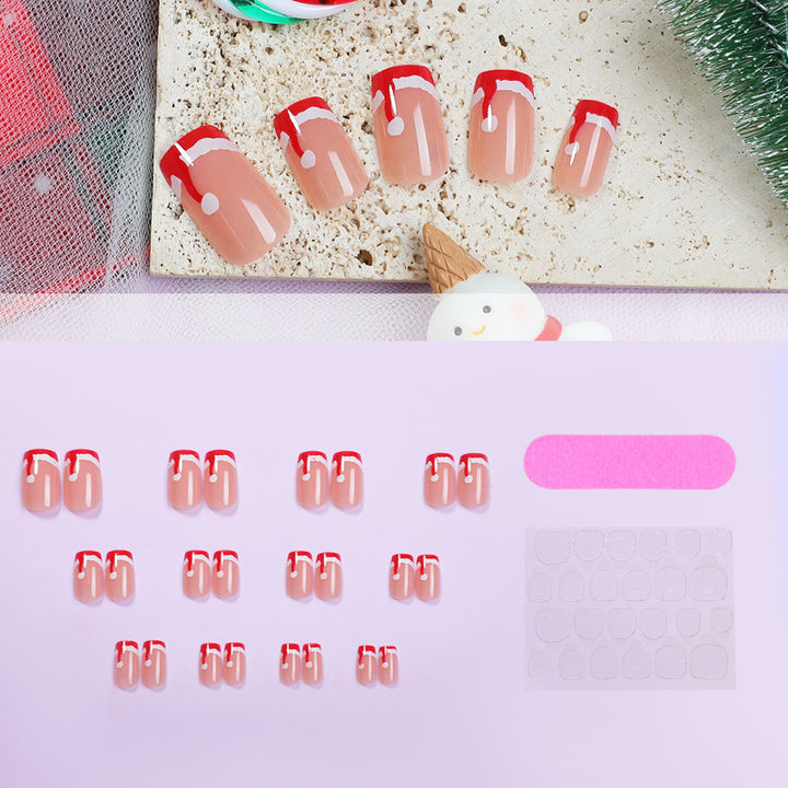 Creative Nail Art Set with Festive Christmas Design Bowlift