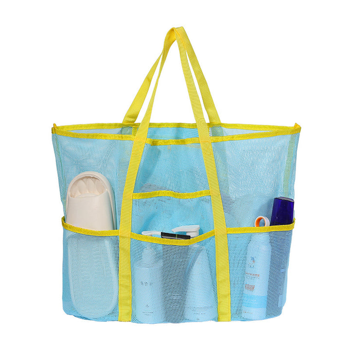 Spacious and Breathable Beach Bag Made of Mesh Material Bowlift