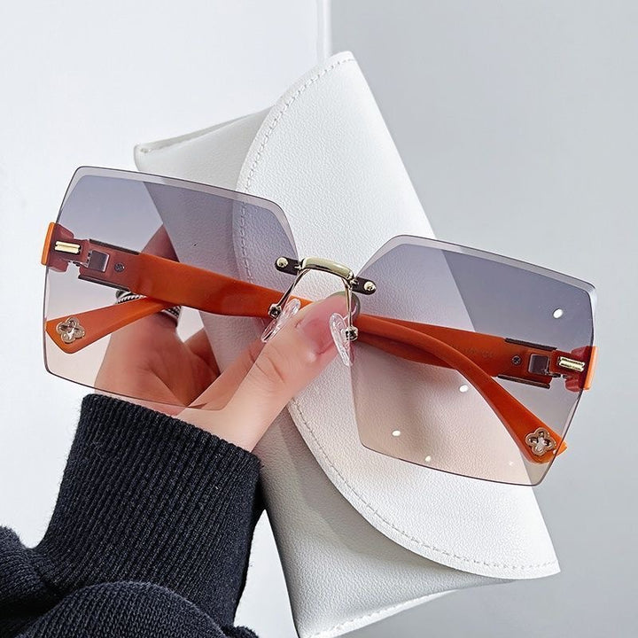 Oversized Geometric Shield Sunglasses Bowlift