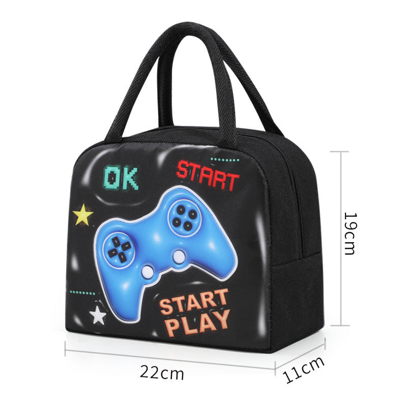 Cute Cartoon-Themed Insulated Lunch Bag