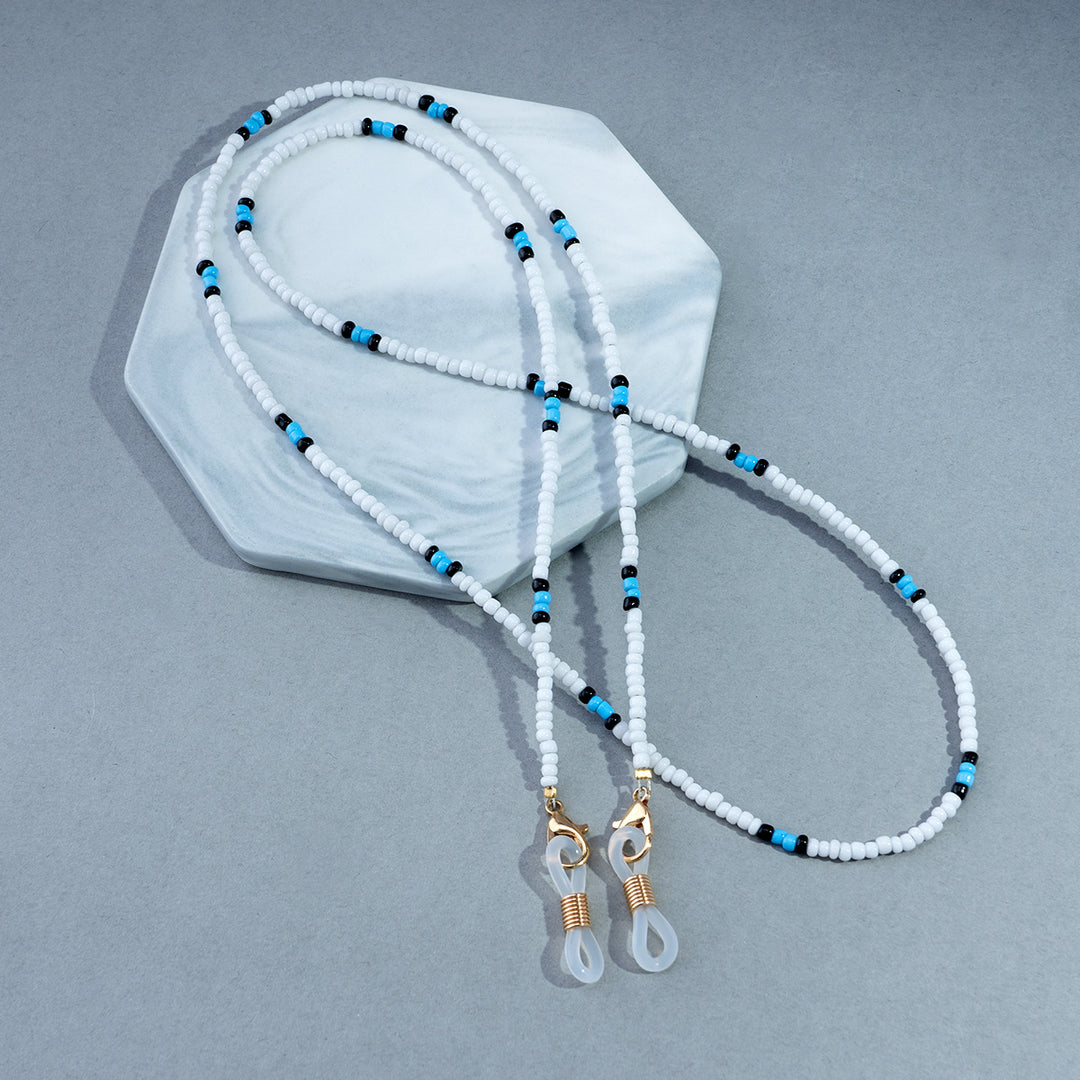 Stylish Beaded Eyewear Chain Holder Bowlift