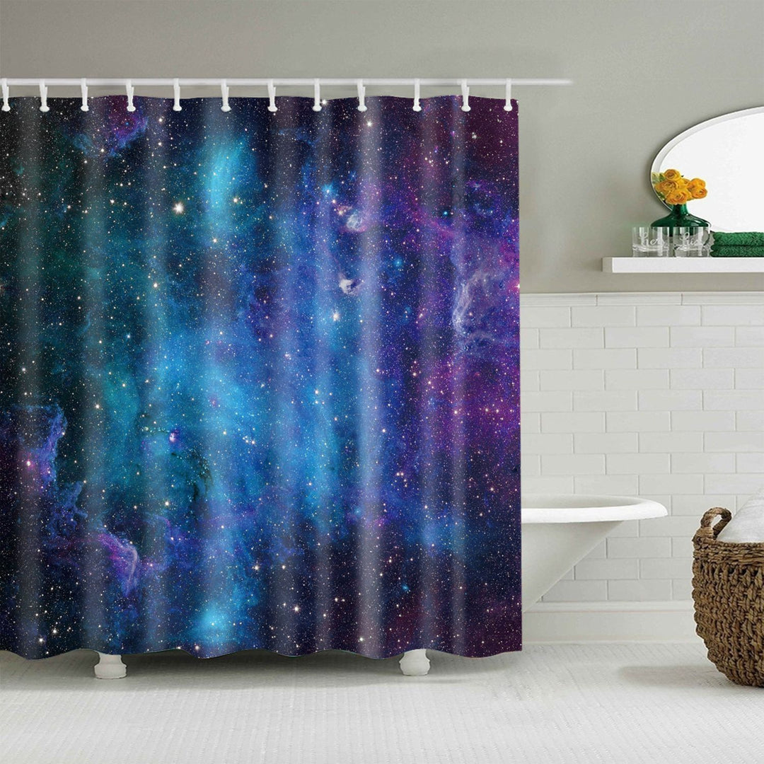 Floral Patterned Bathroom Shower Curtain Bowlift
