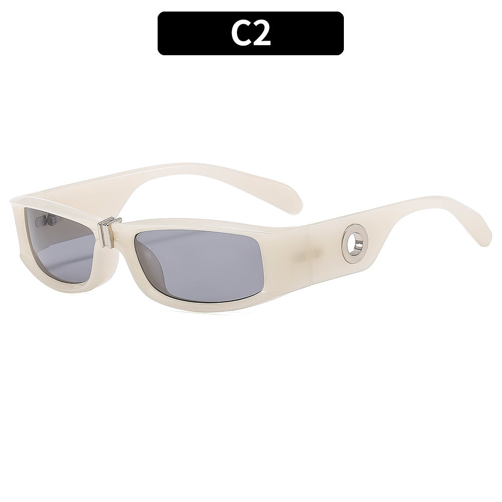 Trendy Rectangular Frame Sunglasses