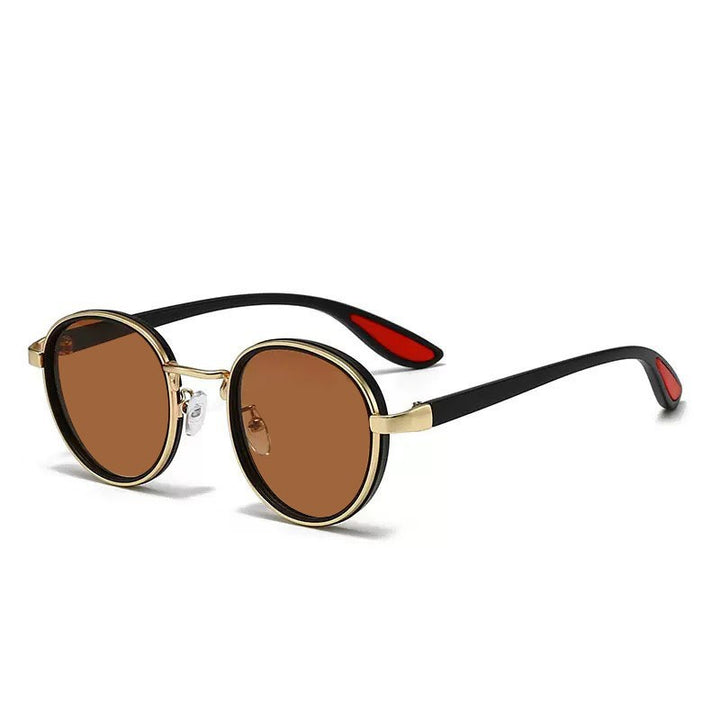 Retro Round Frame Sunglasses