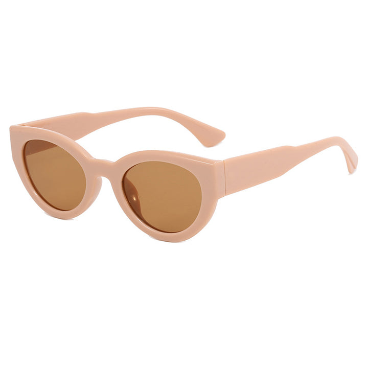 Ladies fashionable square sunglasses with mirrored lenses Bowlift