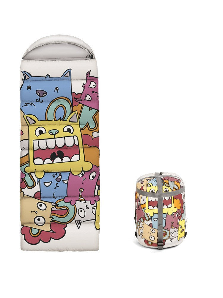 High-quality and warm sleeping bag with headrest Bowlift