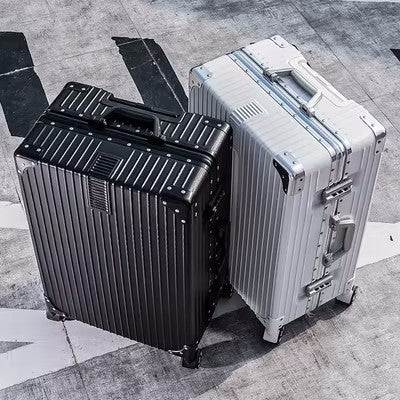 Men's Premium Dual-Layer Rolling Luggage Set Bowlift