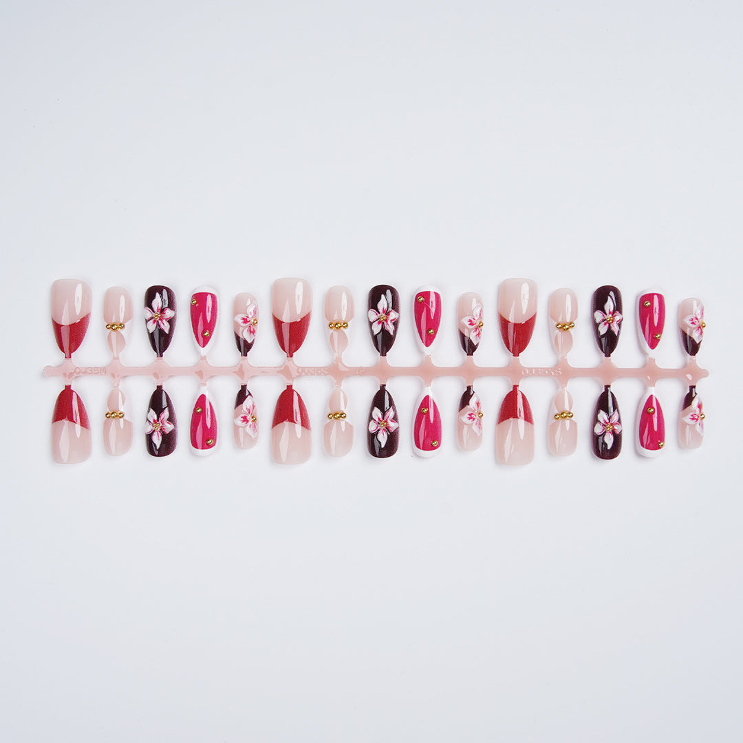 Exclusive Premium Artificial Nail Set Bowlift