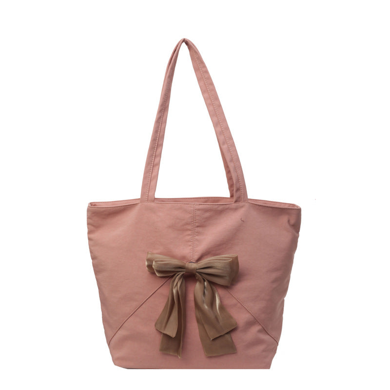 Elegant Bow Detail Tote Bag Bowlift