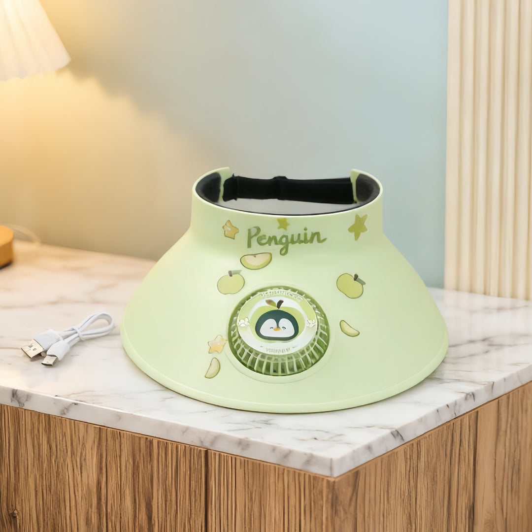 Women portable neck fan with child-friendly design Bowlift