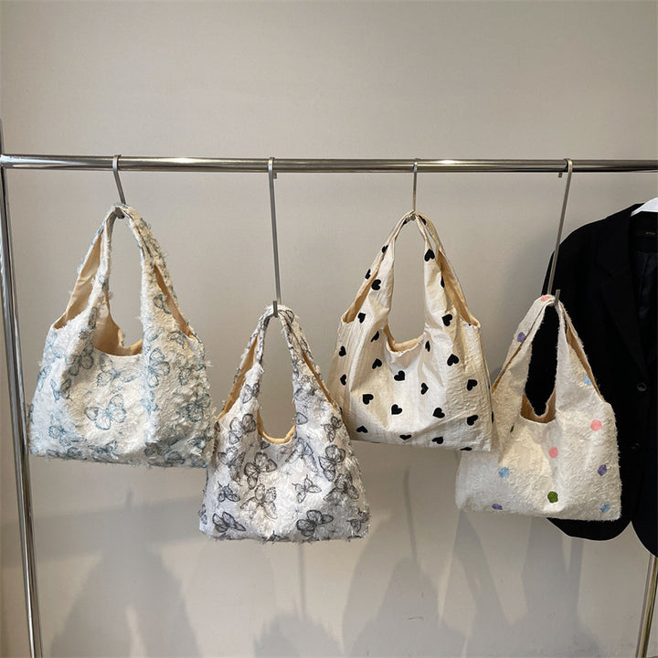 Embroidered Canvas Tote Bag Bowlift