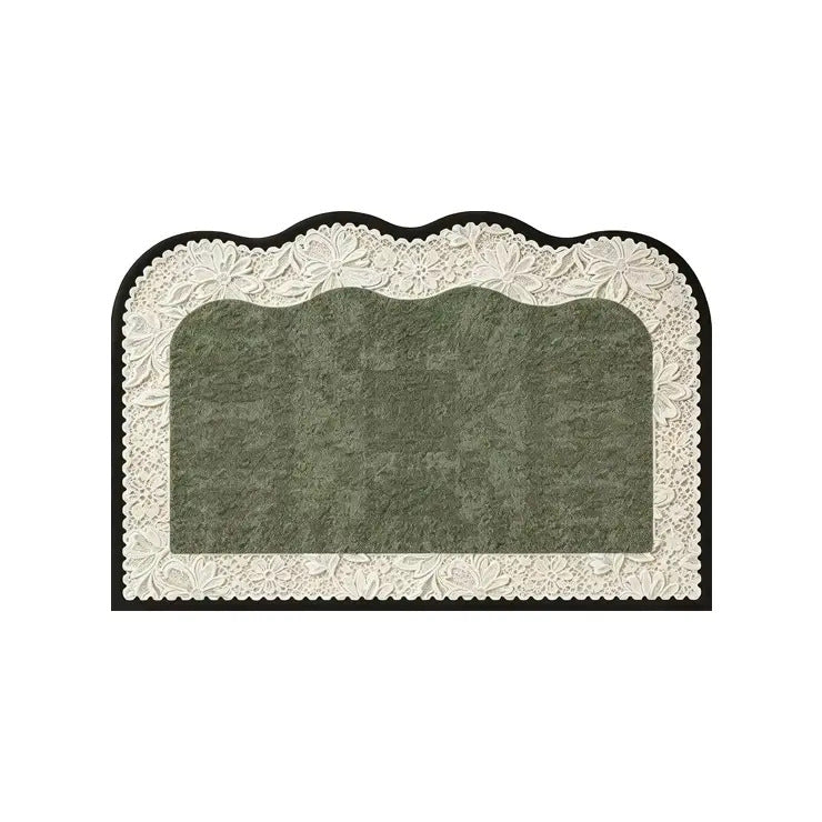 Decorative Lace Edged Entrance Mat