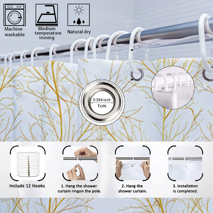 Digital Botanical Bathroom Décor Set Bowlift