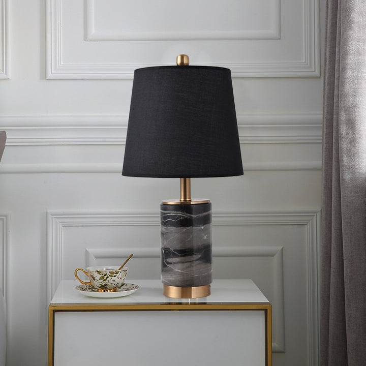 Elegant Marble Accent Table Lamp