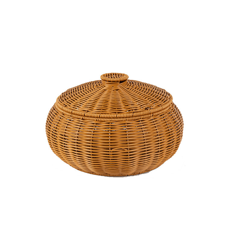 Decorative Woven Storage Container Bowlift