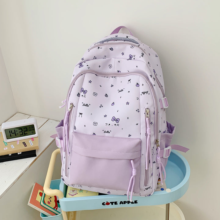 Leisure backpack with charming design and practical compartments Bowlift