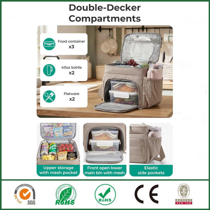 Insulated Food Storage Cooler Bowlift