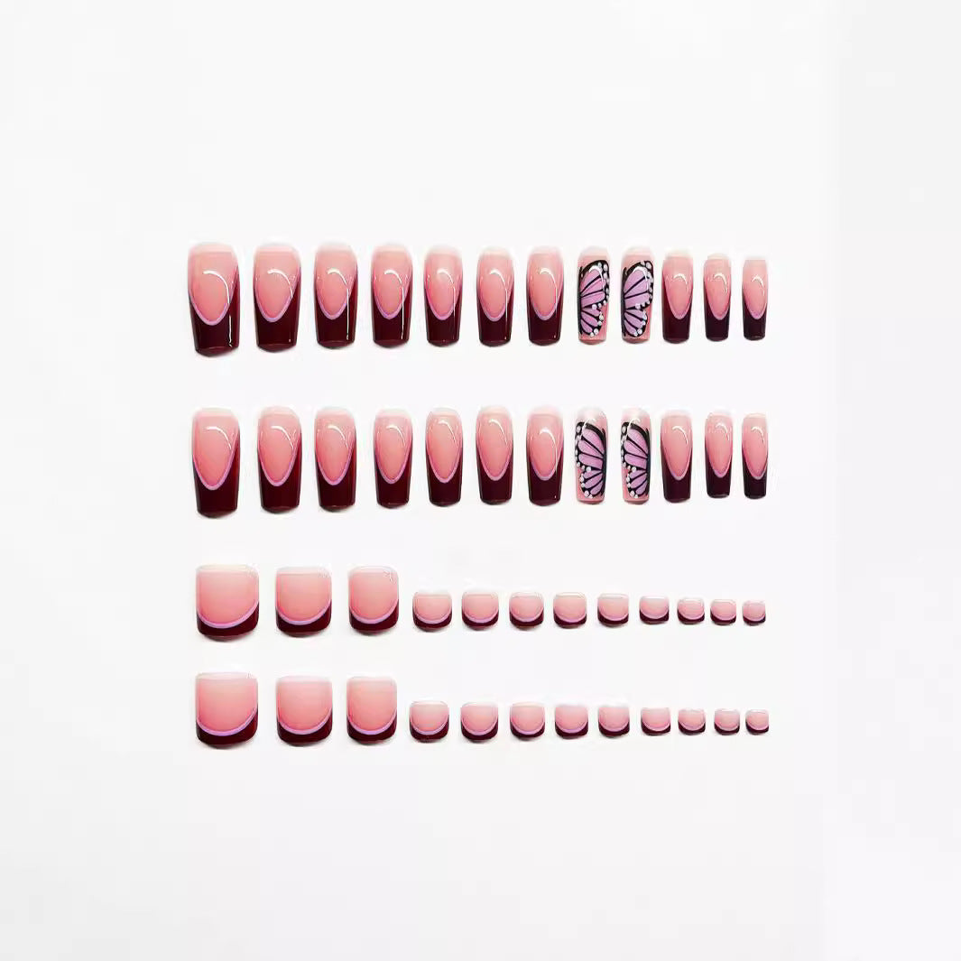 Designer Butterfly Nail Art Set Bowlift