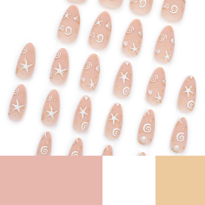 Artful nail design with maritime motifs Bowlift
