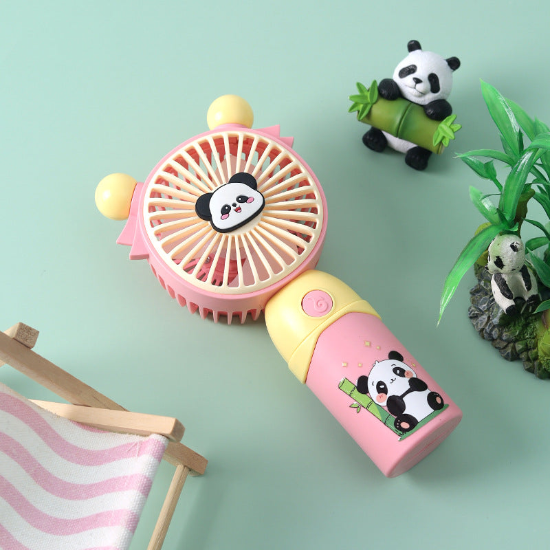 Ladies portable mini fan with cute panda design Bowlift
