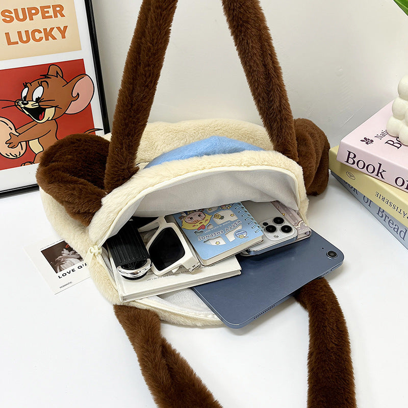 Plush Dog Carrier Bowlift