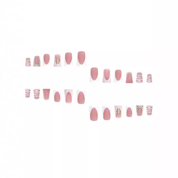 3D Decorative Rhinestone Nail Extensions Bowlift