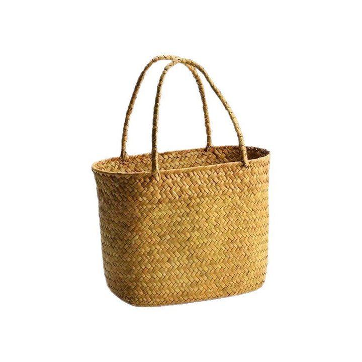 Women's Natural Woven Tote Bowlift