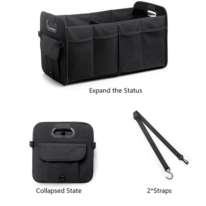 Organizer storage basket with side compartments Bowlift