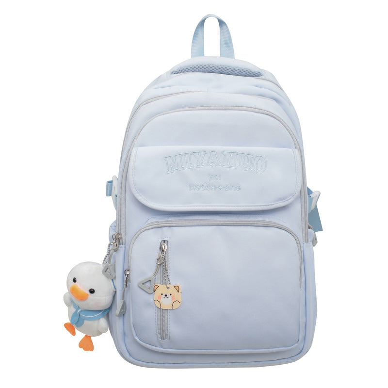 Multi-Pocket Casual School Backpack Bowlift