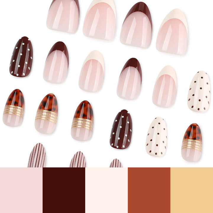 Elegant Stiletto Nails with Creative Glittering Design Bowlift