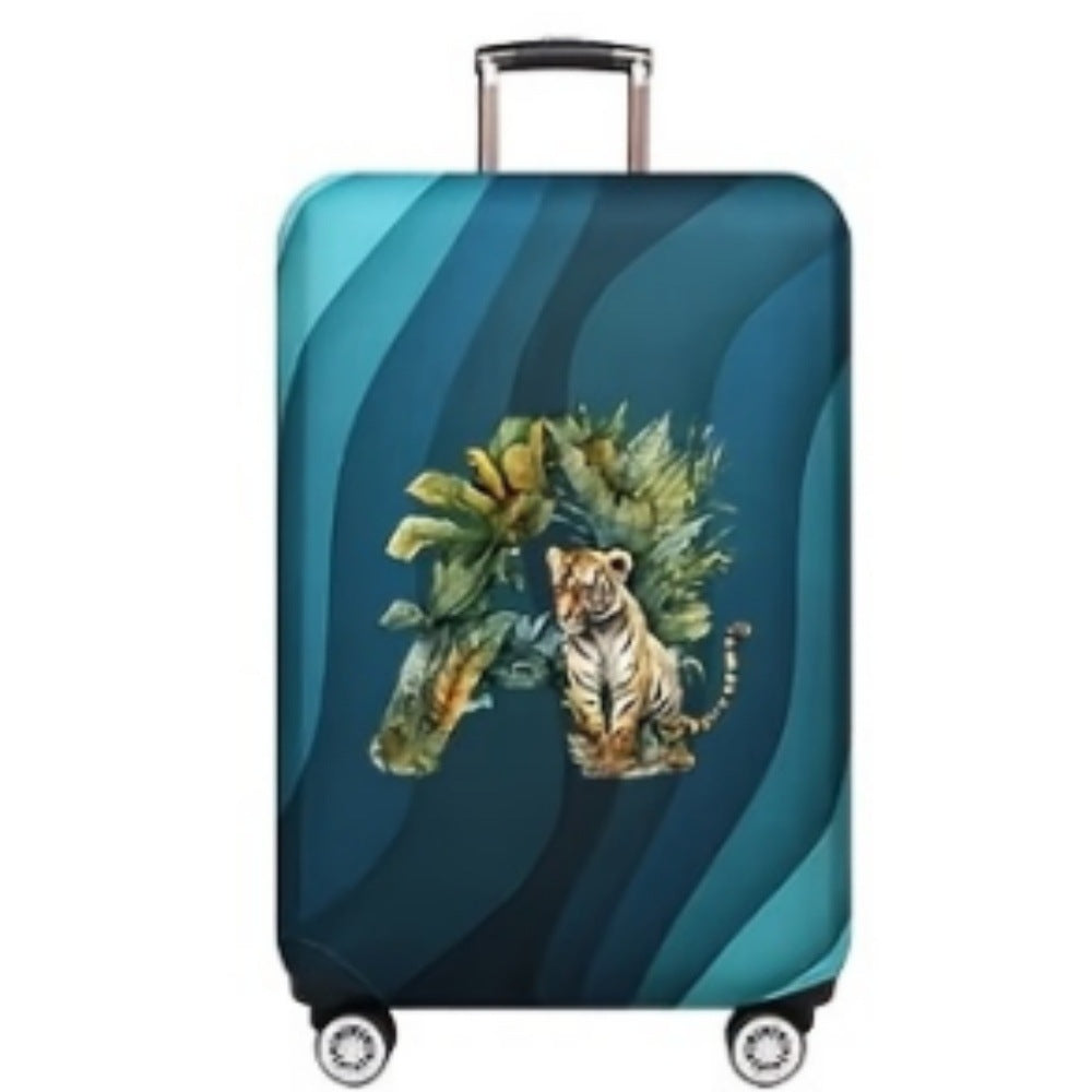 Women's hard-shell suitcase with stylish tiger design Bowlift