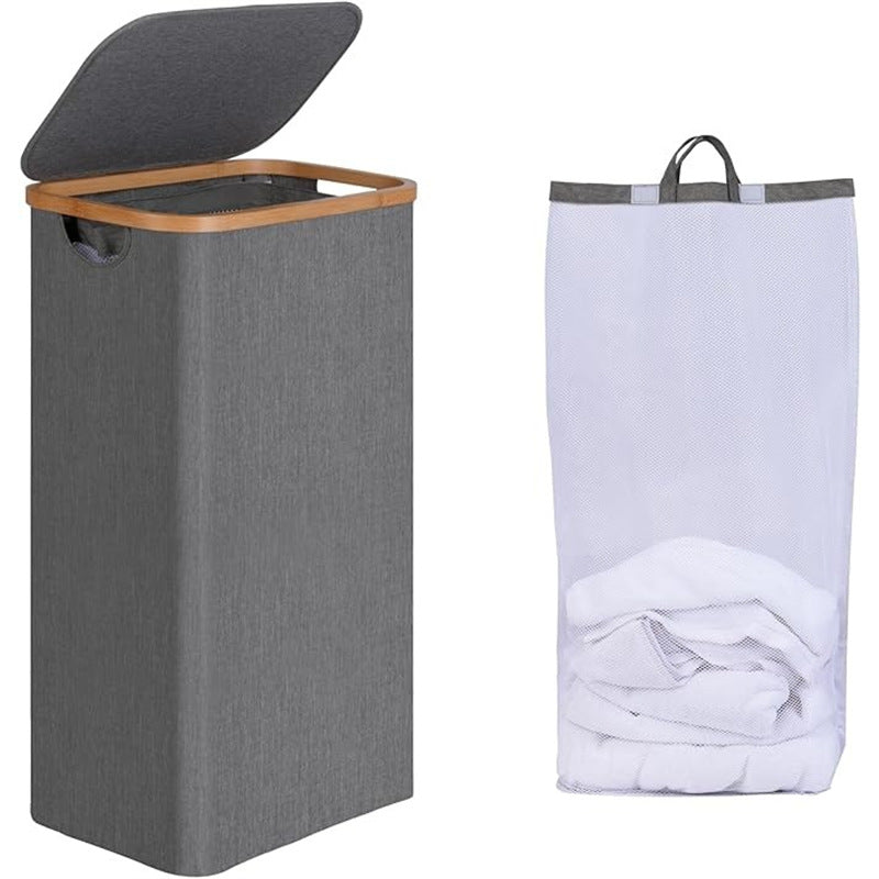 High-quality laundry basket with removable and washable inner bag Bowlift