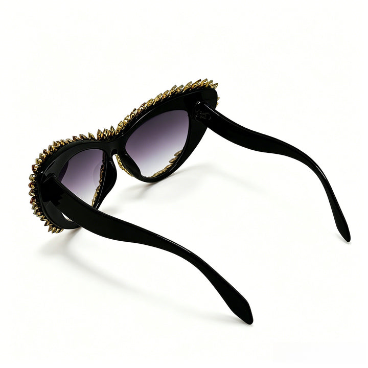 Women extravagant Cat-Eye sunglasses with diverse jewelry details Bowlift